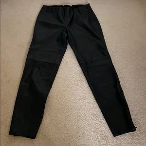 Free people leather leggings/pants
